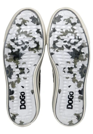 Men Vegan Gray Sneakers - Star Eagle Design - 
