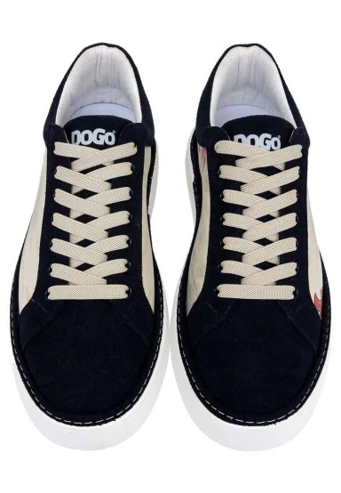 Men Vegan Leather Beige Sneakers - Hear Me Roar Design - 