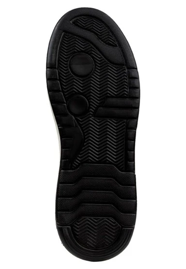 Men Vegan Leather Gray Sneakers - Ordinary Camo Design - 