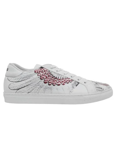 Men Vegan Leather White Sneakers - Equal Design - 