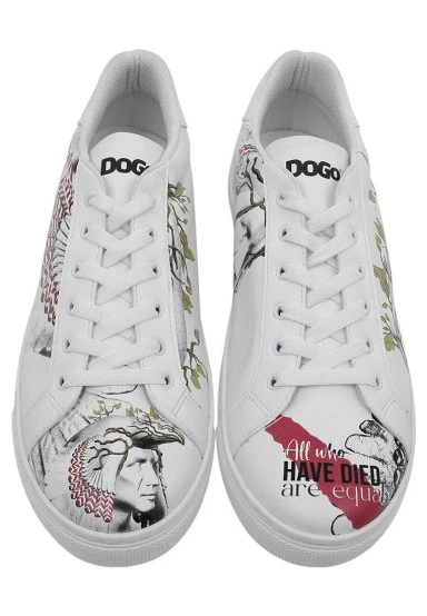Men Vegan Leather White Sneakers - Equal Design - 