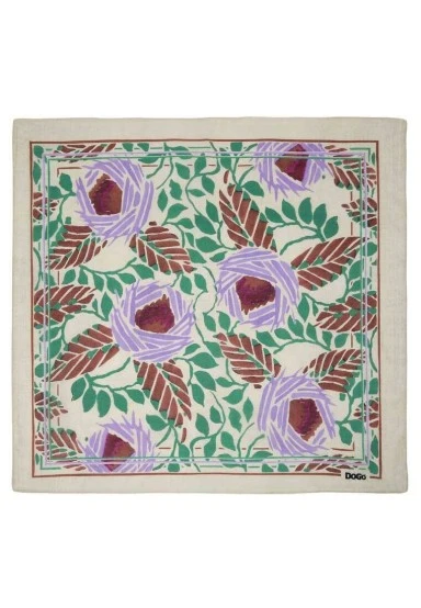 Multicolore Foulard - Mucha Motif - 