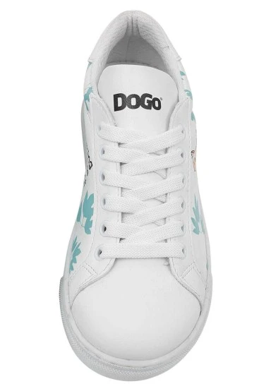 Unisex Kids Vegan Leather White Sneakers - Everything is Gonna Be Purrfect Design - 