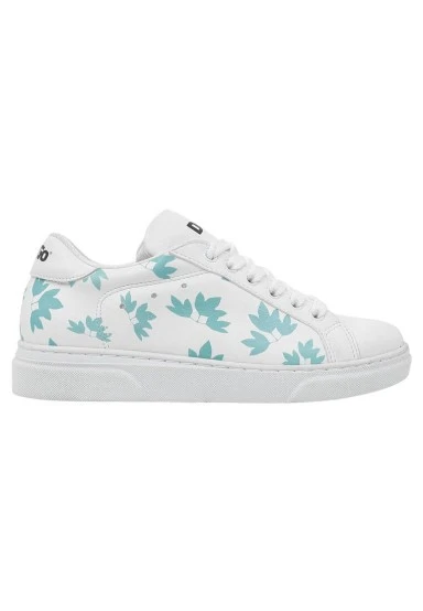 Unisex Kids Vegan Leather White Sneakers - Everything is Gonna Be Purrfect Design - 