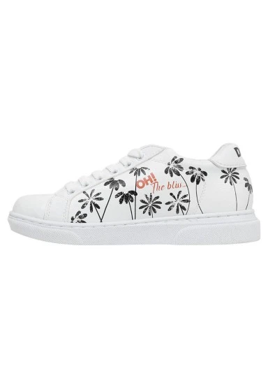 Kids Vegan Leather White Sneakers - Oh The Bliss Design - 