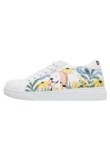 Kids Vegan Leather White Sneakers - Oh The Bliss Design - 