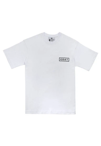 Unisex Vegan Beyaz T-Shirt - Goat Tasarım - 