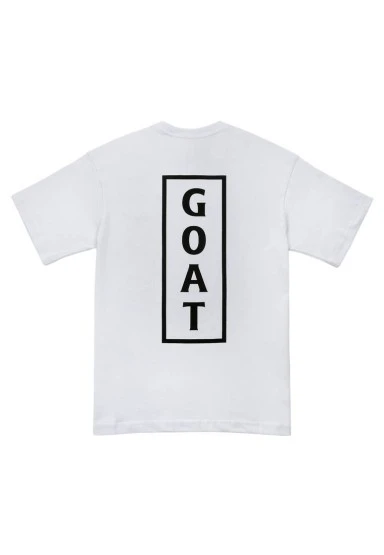 Unisex Vegan Beyaz T-Shirt - Goat Tasarım - 