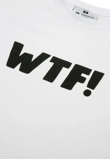 Unisex Vegan Beyaz T-Shirt - WTF Tasarım - 