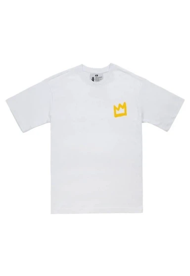 Unisex Vegan Beyaz T-Shirt - No More Drama Tasarım - 