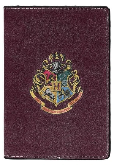 Unisex Vegan Bourgogne Protège-Passeport - Warner Bros Hogwarts Express Harry Potter Motif - 