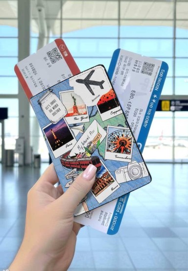 Dogo - Unisex Vegan Çok Renkli Pasaportluk - Dare to Explore Tasarım