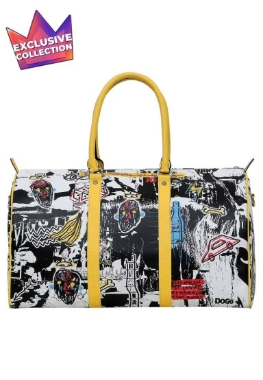 Unisex Vegan Leather Multicolor Duffle Bag - Achso Design - 