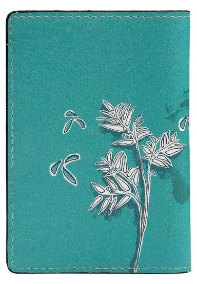 Unisex Vegan Turquoise Passport Cover - Koala Hug Design - 