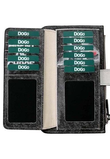 Women Black Wallet - Agent of Chaos Design - 