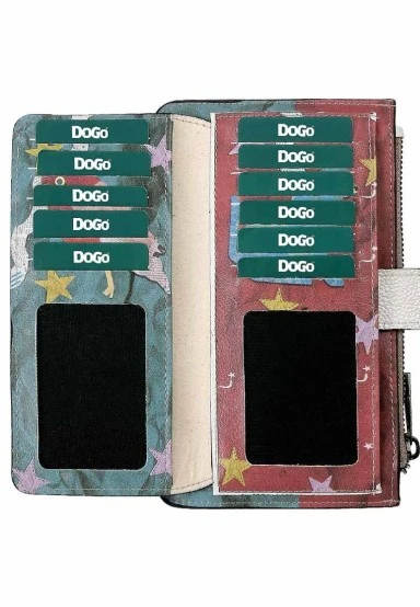 Women Multicolor Wallet - Paper Animals Design - 