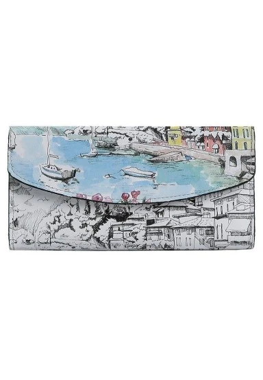 Women Multicolor Wallet - Lago di Como Design - 