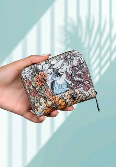 Women Multicolor Wallet - Magic in the Air Design - 