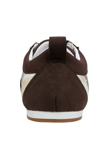 Women Vegan Leather Beige Sneakers - Ink and Pictures Design - 