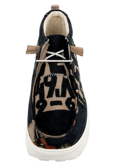 Women Vegan Leather Black Boots - Supper Design - 