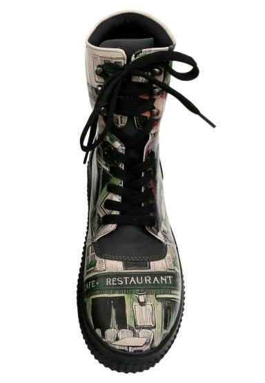 Women Vegan Leather Black Long Boots - La Vie Parisienne Design - 