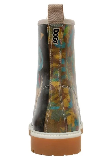 Women Vegan Leather Black Long Boots - Dynamic Spirit Design - 