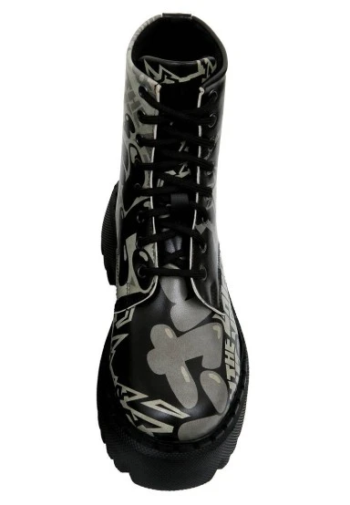 Women Vegan Leather Black Long Boots - Catch the Moment Design - 