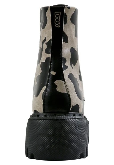 Women Vegan Leather Black Long Boots - Cowie Design - 