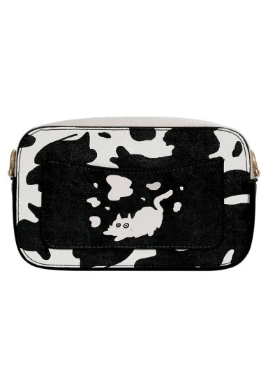 Women Vegan Leather Black Purse - Cowie Design - 
