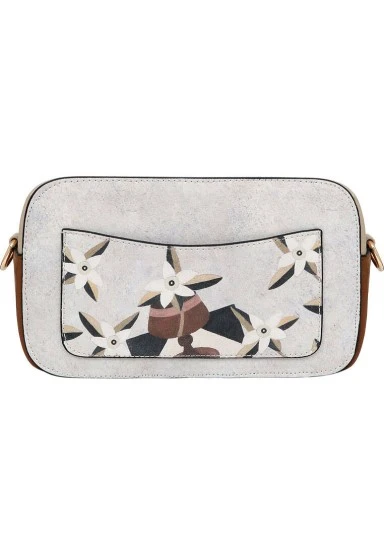 Women Vegan Leather Brown Purse - Bloom and Grow Design - 