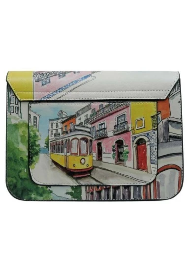 Women Vegan Leather Cream Purse - Lisboa Design - 