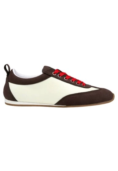 Women Vegan Leather Cream Sneakers - Warner Bros Looney Tunes Tom & Jerry Design - 