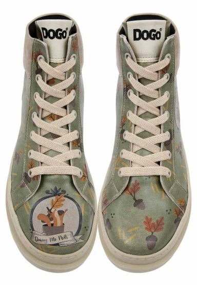 Women Vegan Leather Green Ankle Boots - Driving Me Nuts Design - 