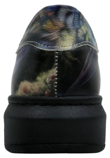 Women Vegan Leather Black Sneakers - Magnificent Design - 