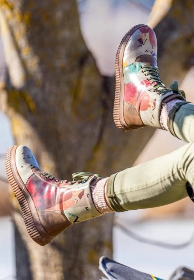 Women Vegan Leather Khaki Long Boots - State Of Bliss Design - 