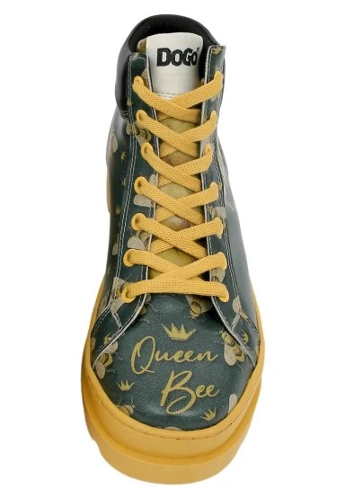 Women Vegan Leather Multicolor Ankle Boots - Queen Bee Design - 