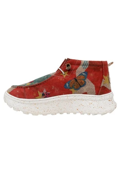 Women Vegan Leather Multicolor Boots - Paperanimals Design - 