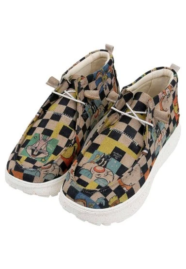 Women Vegan Leather Multicolor Boots - Despicable Design - 