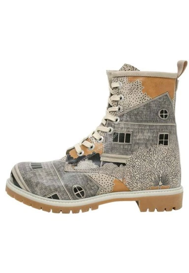 Women Vegan Leather Multicolor Long Boots - There You Are Design - 