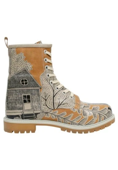 Women Vegan Leather Multicolor Long Boots - There You Are Design - 