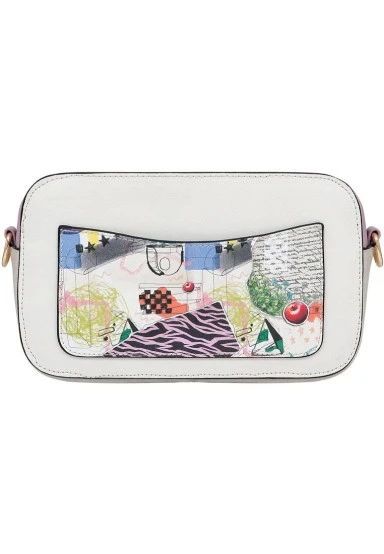 Women Vegan Leather Multicolor Purse - Minimal Crisis Design - 
