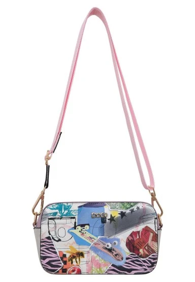 Women Vegan Leather Multicolor Purse - Minimal Crisis Design - 