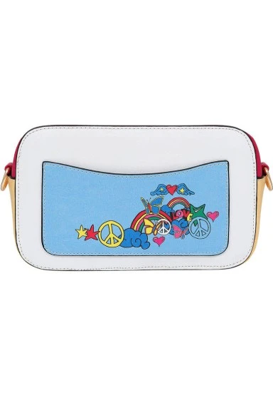 Women Vegan Leather Multicolor Purse - Warner Bros Looney Tunes Tweety in Peace Design - 