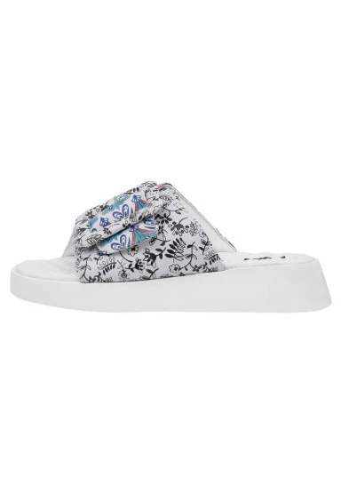 Women Vegan Leather Multicolor Slippers - Let Your Dreams Be Your Wings Design - 