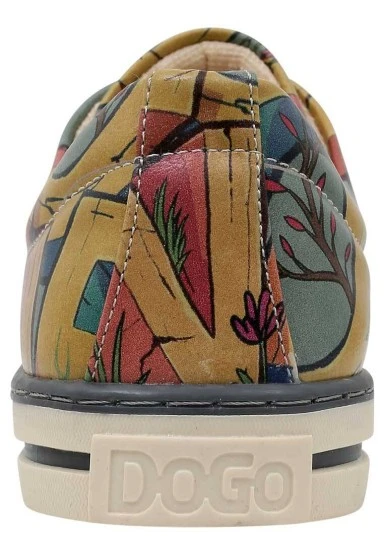 Women Vegan Leather Turquoise Sneakers - Love Design - 