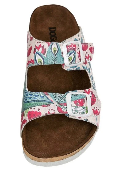 Women Vegan Leather White Slippers - Remember Who You Are Design - 
