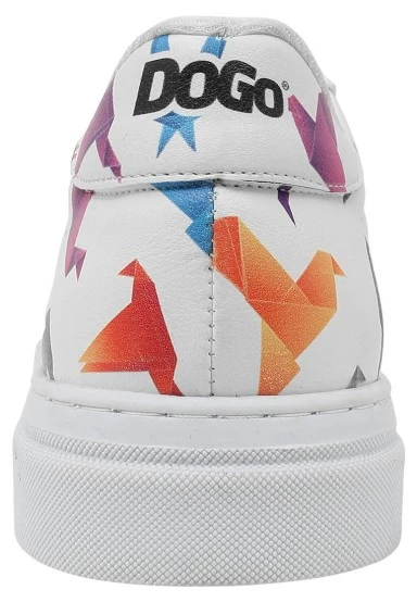 Women Vegan Leather White Sneakers - Paper Like Design - 