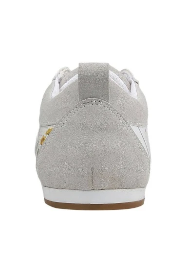 Women Vegan Leather White Sneakers - Botanical Notes Design - 