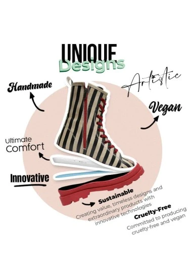 Women Vegan Leather Multicolor Zipper Long Boots - Let's Find a Place to Get Lost Design - 
