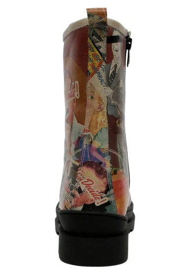 Women Vegan Leather Multicolor Long Boots - You Decide Design - 